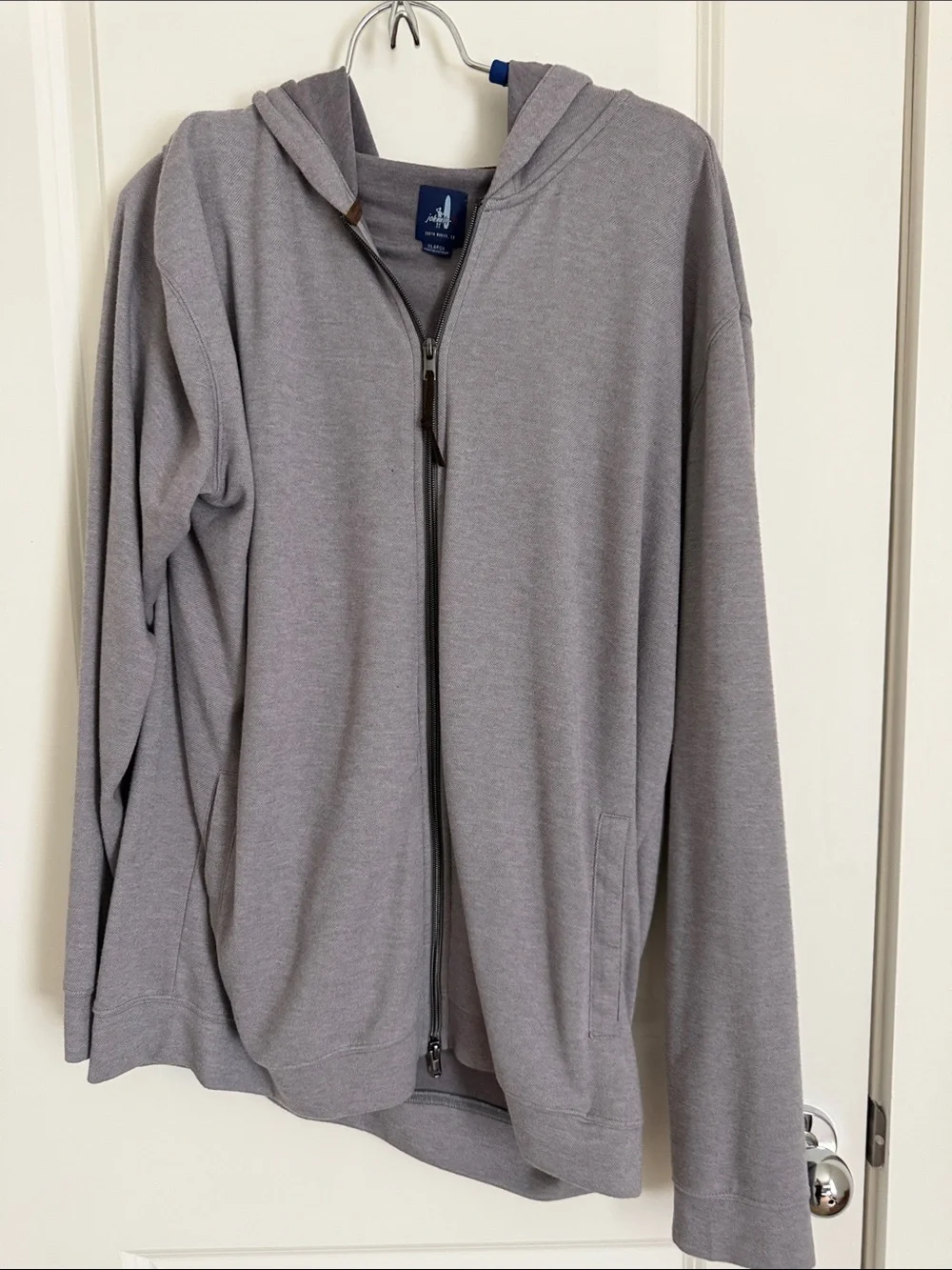 Men's Lightweight Zip-Up Hoodie - Gray